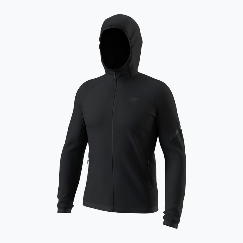 Felpa da sci alpinismo uomo DYNAFIT Radical Polartec con cappuccio black out 3