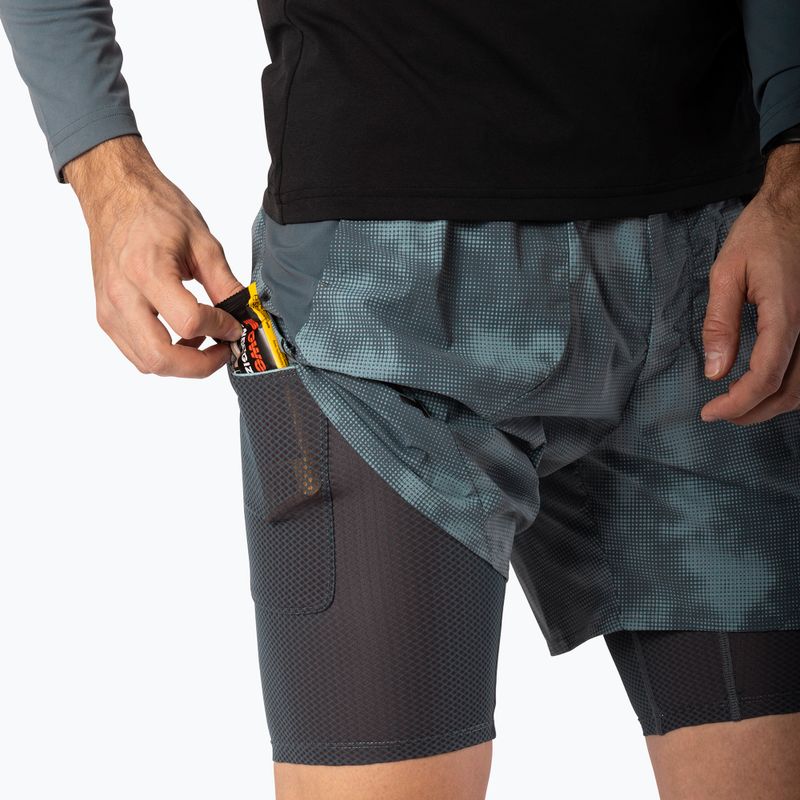 Pantaloncini da corsa da uomo DYNAFIT Trail Reflective 2in1 cinder 4
