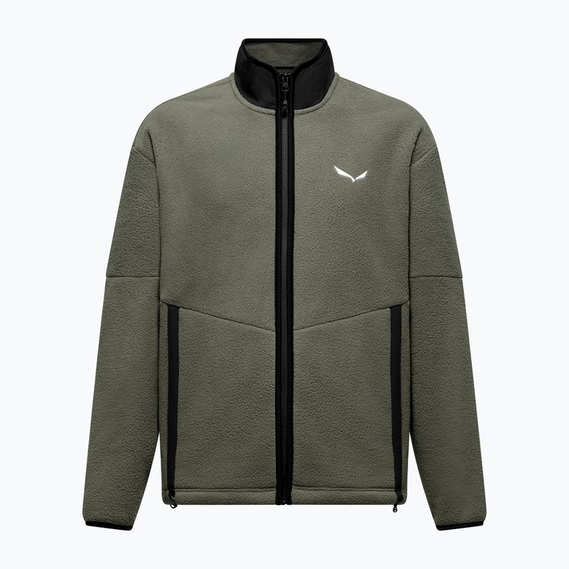 Pile uomo Salewa Fanes Full Zip faded green