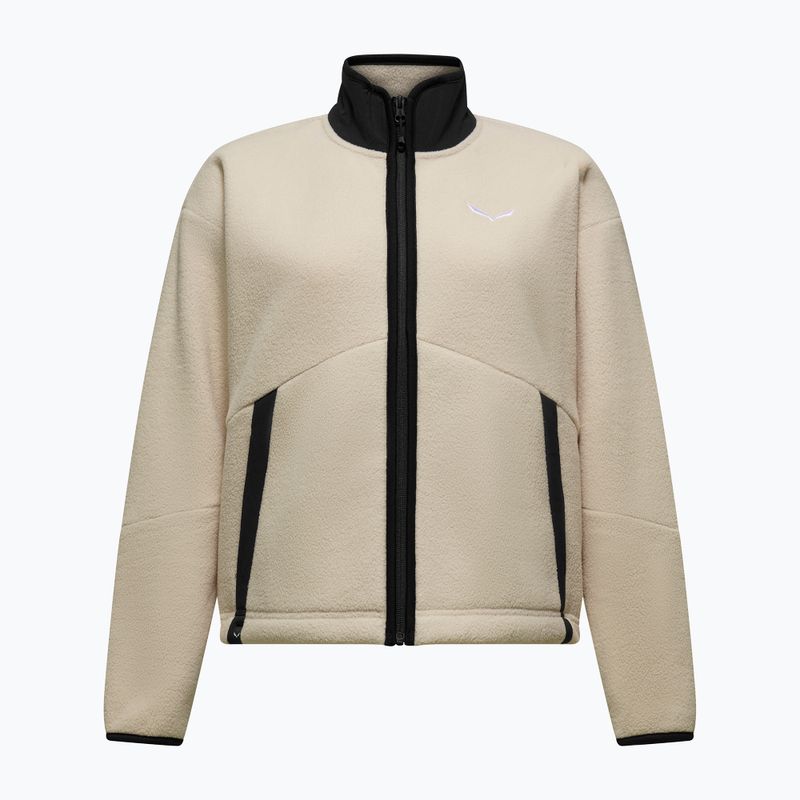 Pile donna Salewa Fanes Full Zip Oatmeal