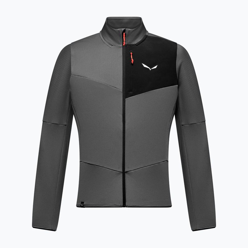 Pile uomo Salewa Ortles Fleece Full Zip Onyx/0910