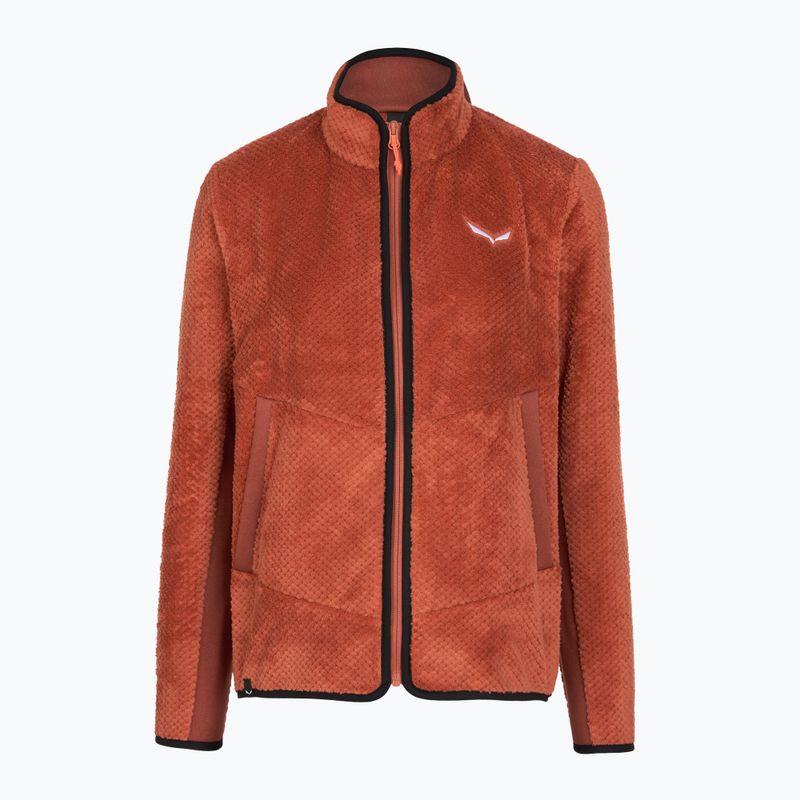 Felpa da trekking donna Salewa Puez Warm Full Zip etruscan red
