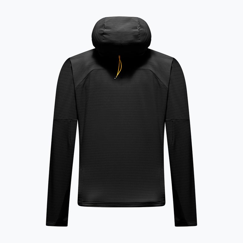 Pile uomo Salewa Ortles Fleece Pro Hooded Black Out 2