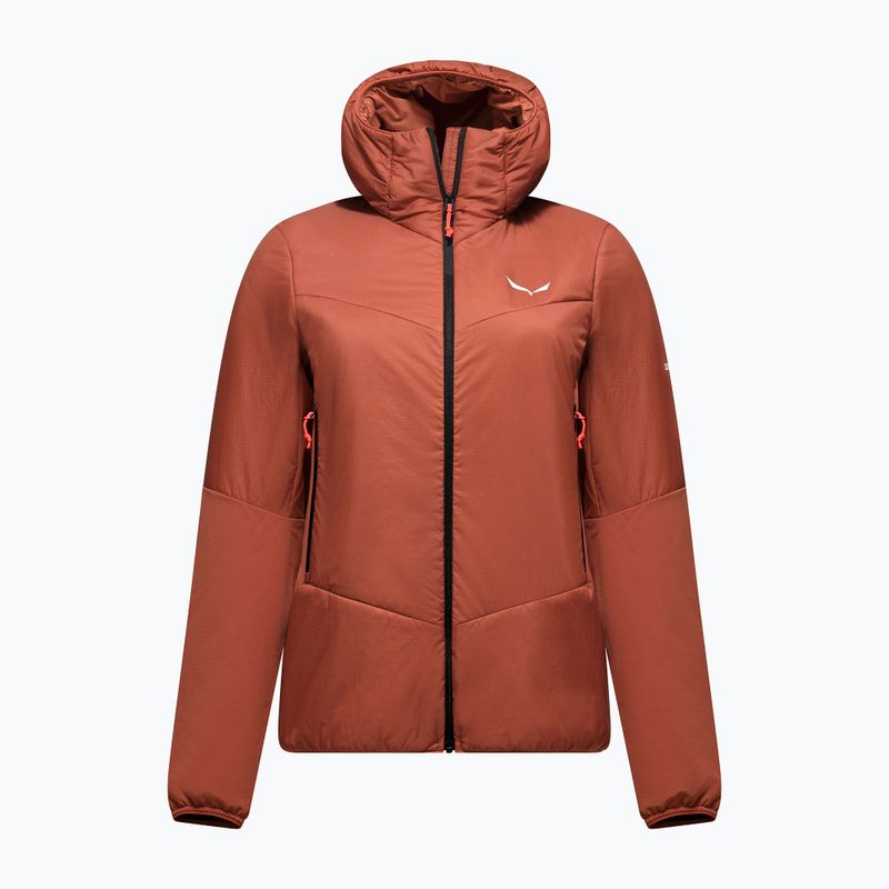 Giacca ibrida donna Salewa Ortles Hybrid TirolWool etruscan red