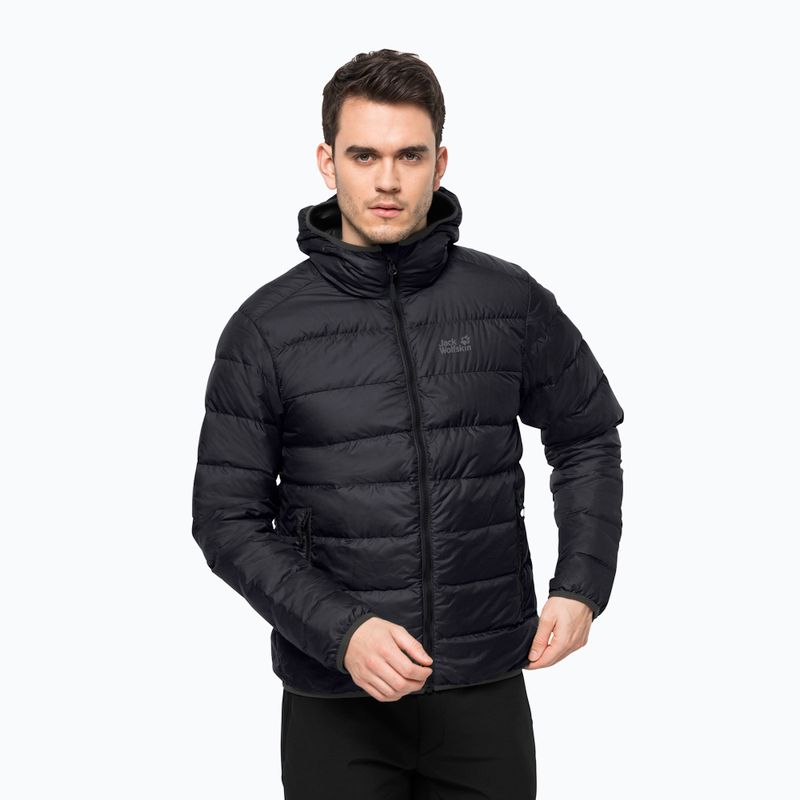 Piumino Jack Wolfskin da uomo Helium nero