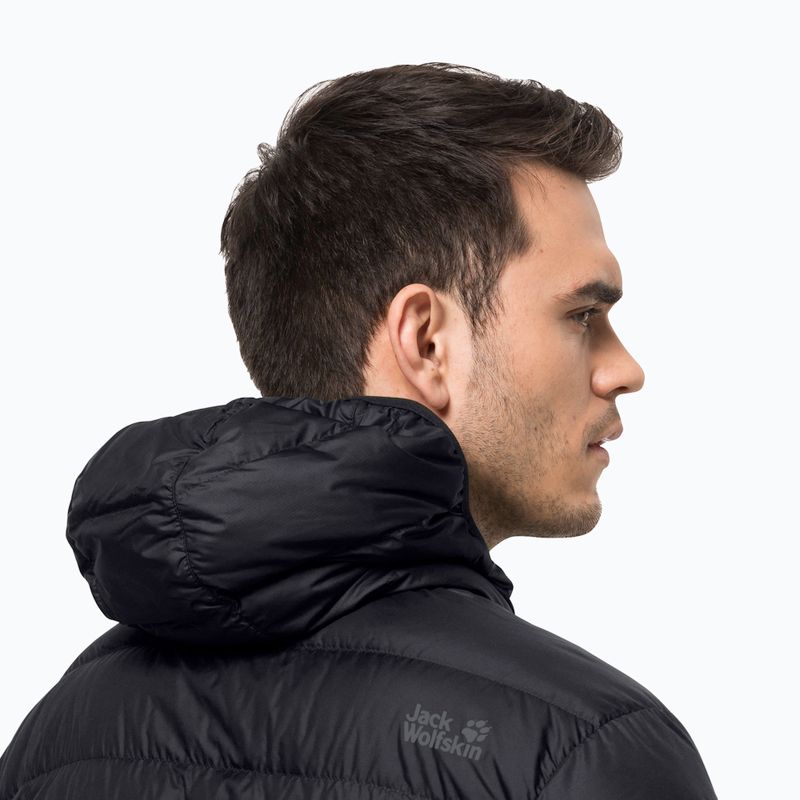 Piumino Jack Wolfskin da uomo Helium nero 3