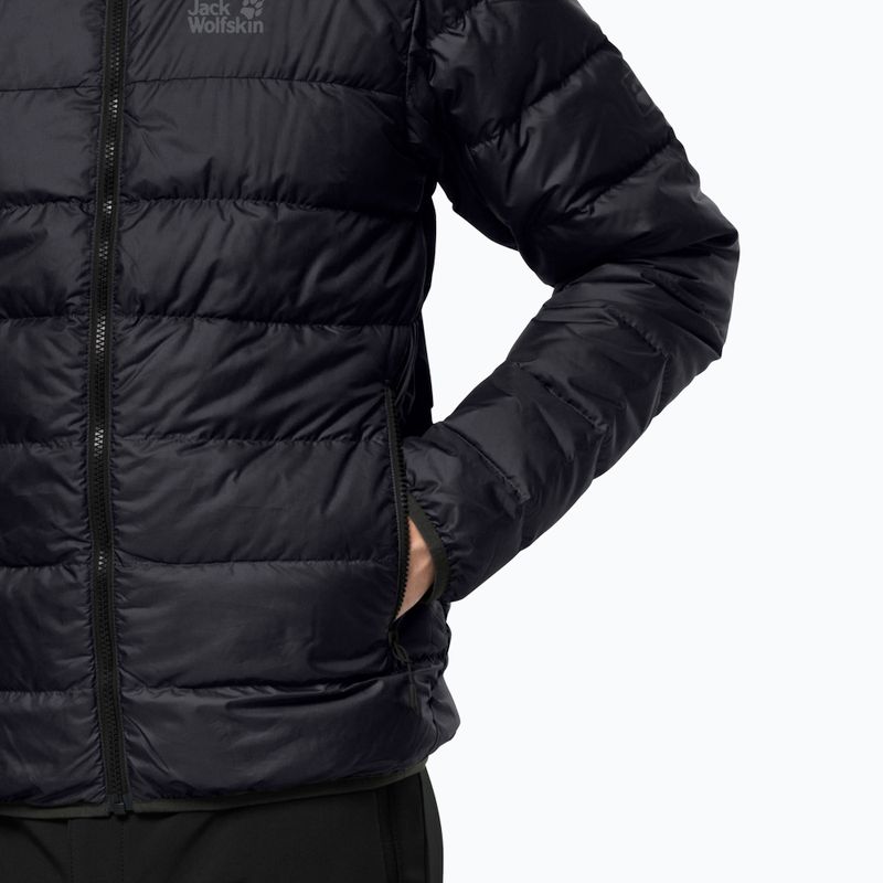 Piumino Jack Wolfskin da uomo Helium nero 4