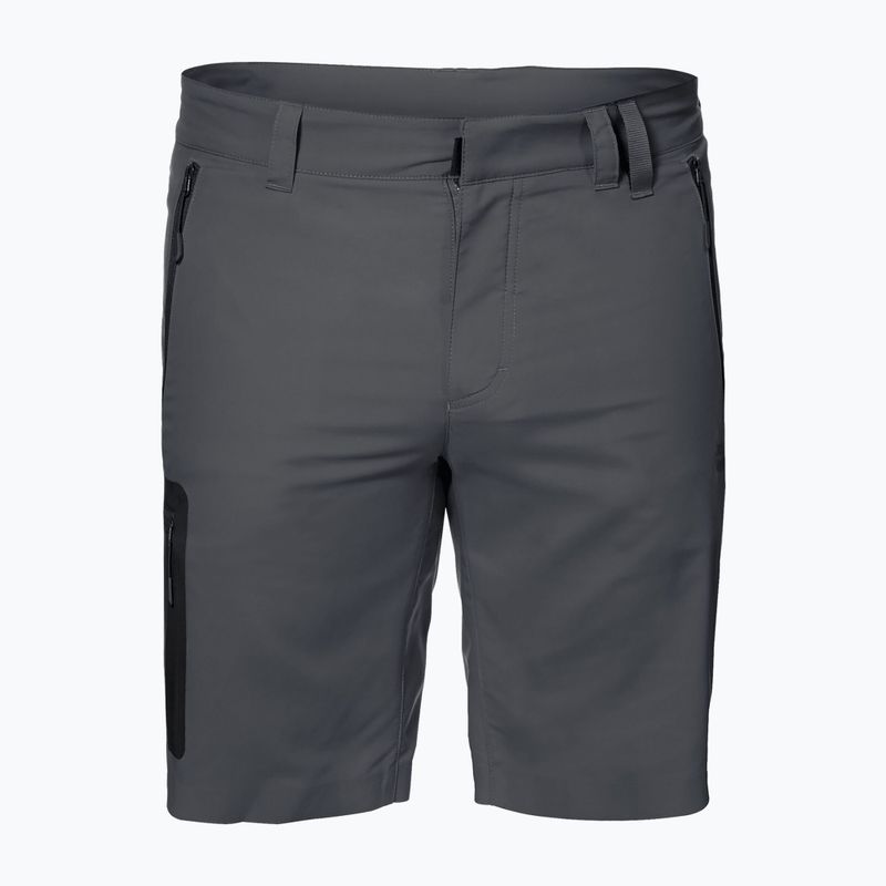Pantaloncini da trekking Jack Wolfskin Active Track da uomo, ferro scuro 5