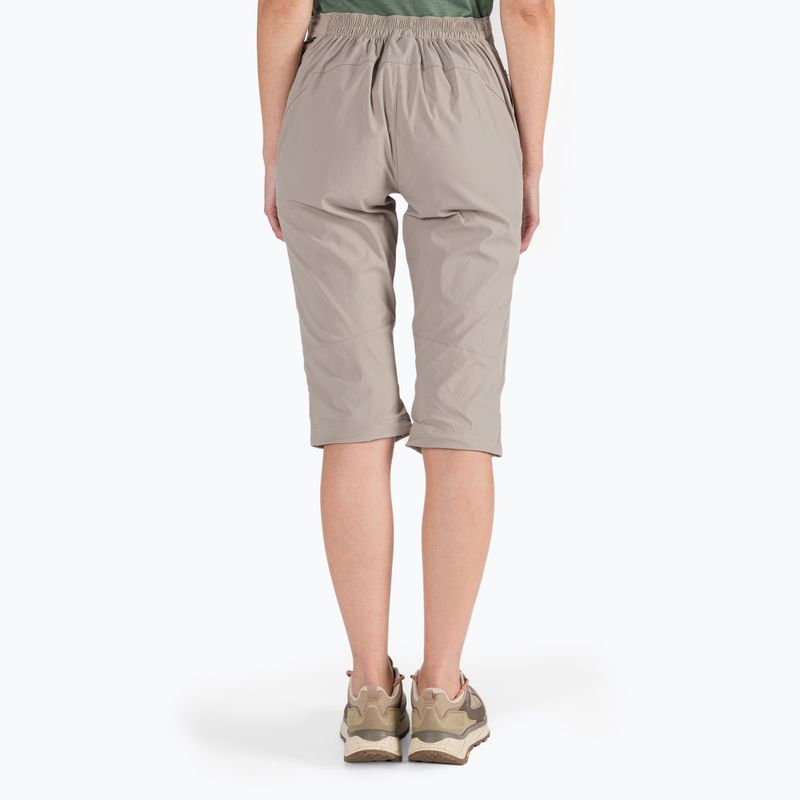 Pantaloncini da trekking Activate Light 3/4 moon rock da donna di Jack Wolfskin 3