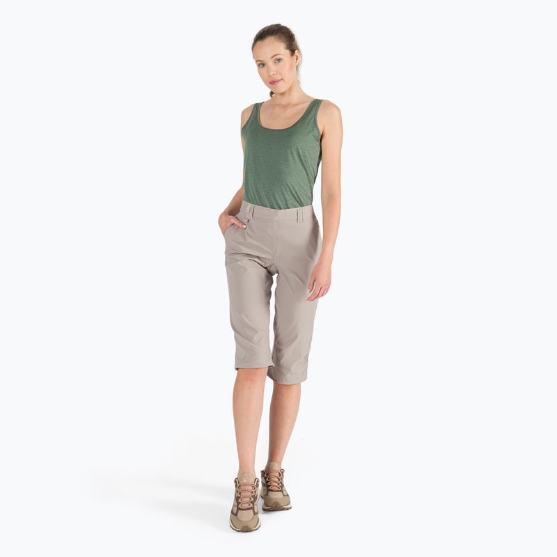 Pantaloncini da trekking Activate Light 3/4 moon rock da donna di Jack Wolfskin 7