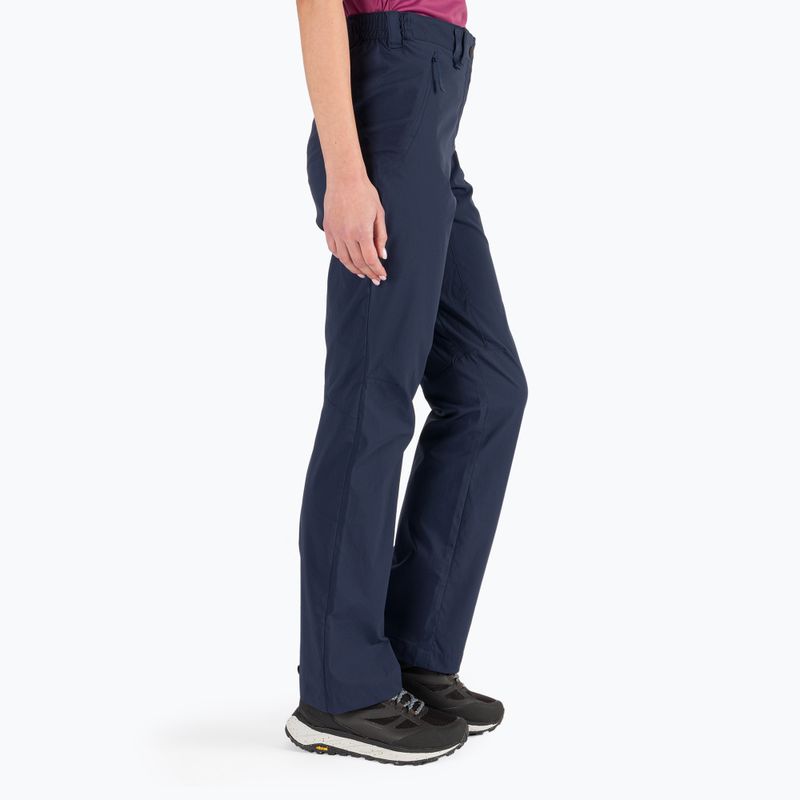 Pantaloni softshell da donna Jack Wolfskin Activate Light blu notte 2
