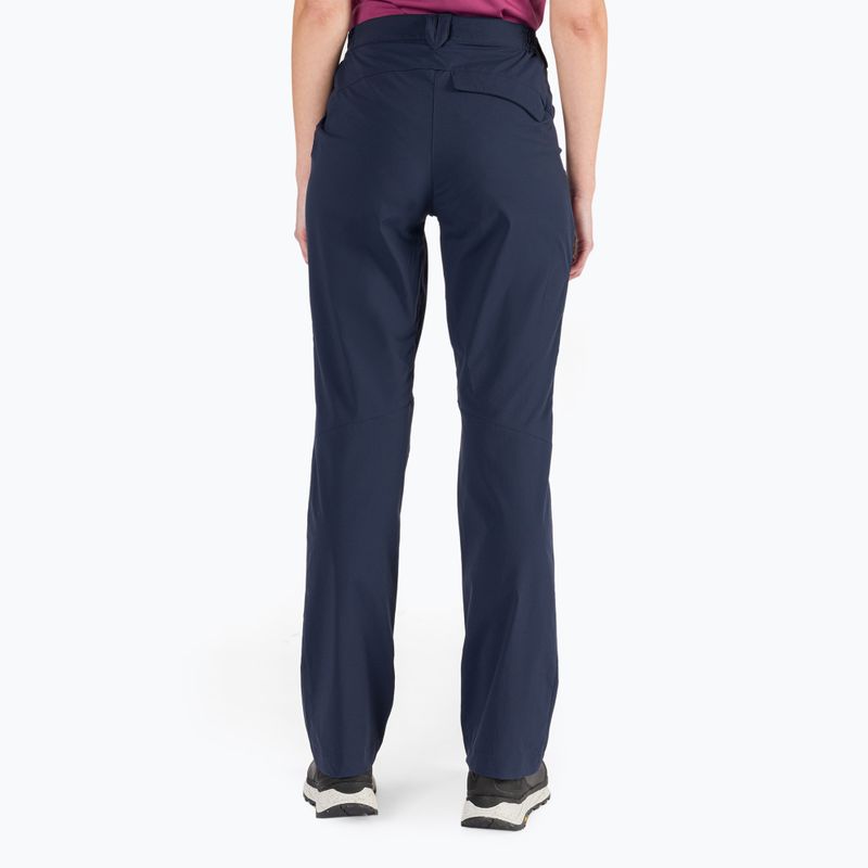 Pantaloni softshell da donna Jack Wolfskin Activate Light blu notte 3