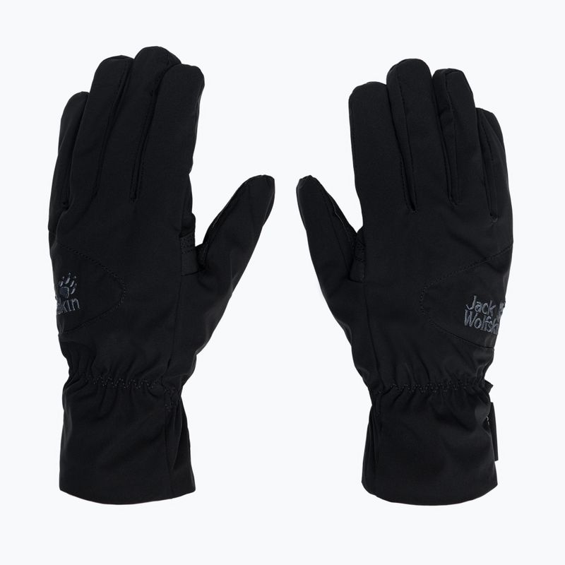 Guanti da trekking Jack Wolfskin Stormlock Highloft nero 3