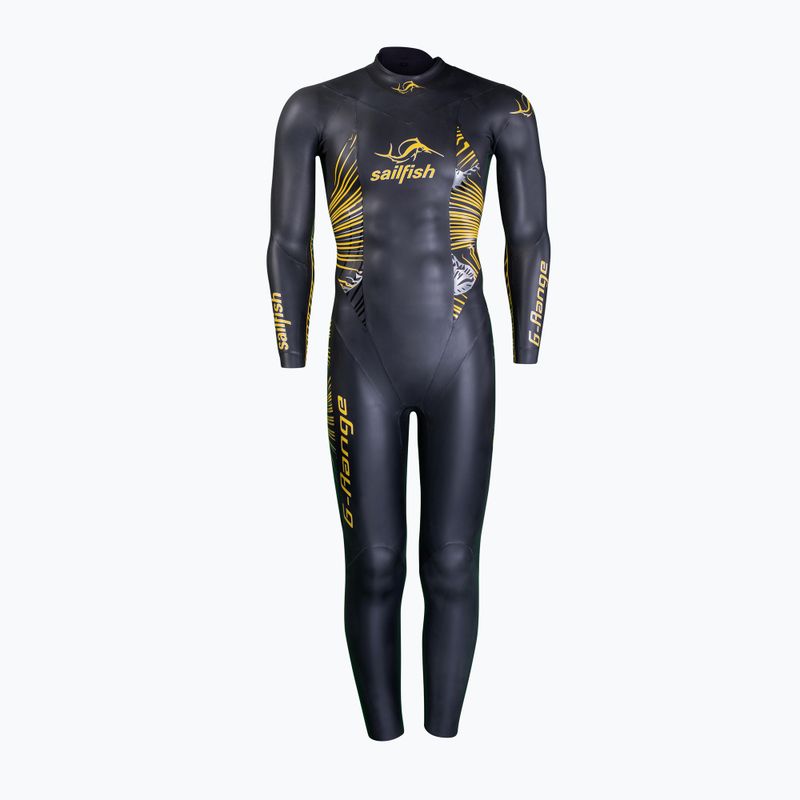 Muta da triathlon da uomo sailfish G-Range 8 nero/giallo