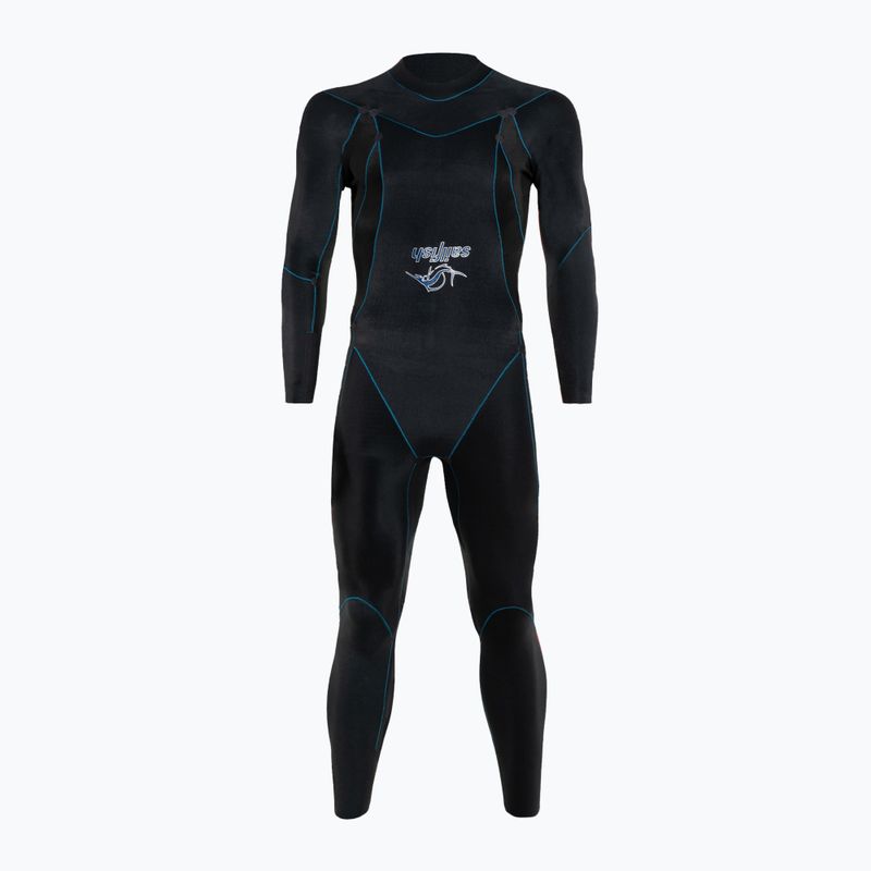 Muta da triathlon da uomo sailfish One 7 nero/blu 4