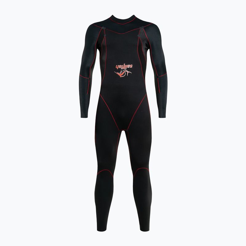 Muta da triathlon da uomo sailfish Attack 7 nero/rosso 5