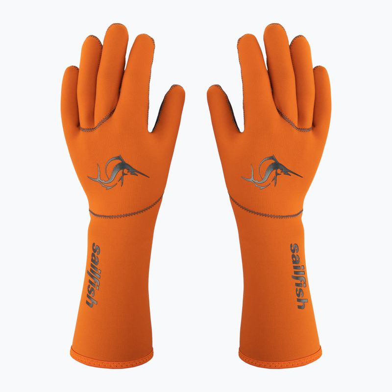 Guanti in neoprene Sailfish arancione 3