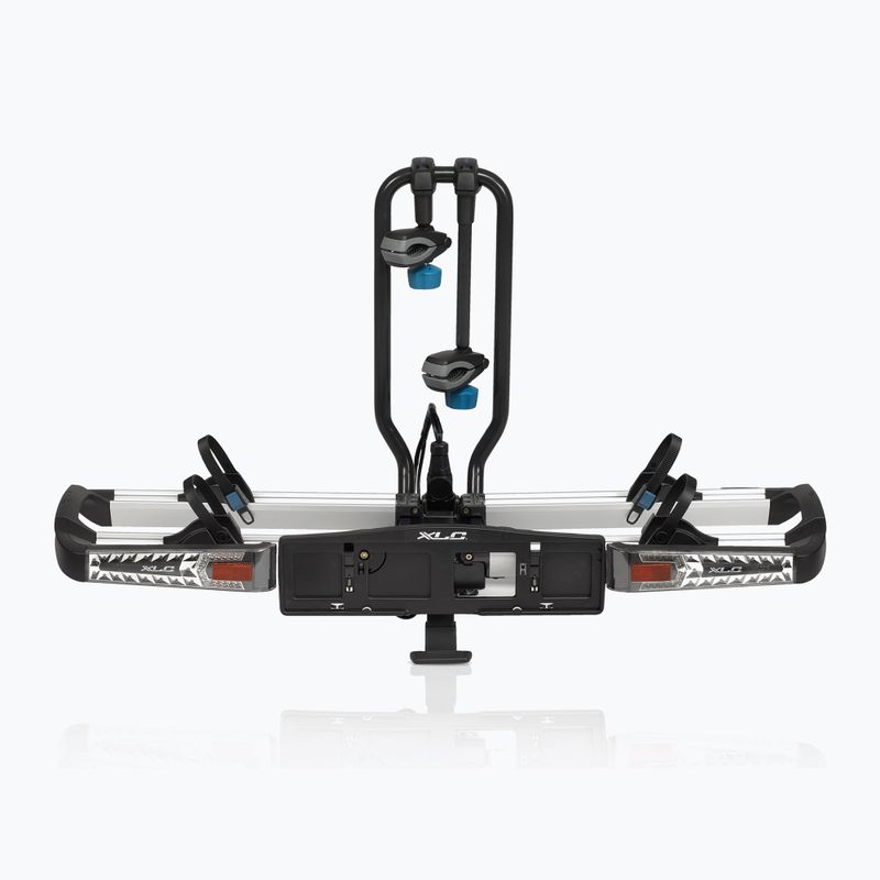 XLC Azura Xtra LED 2Bikes portapacchi argento/nero 6