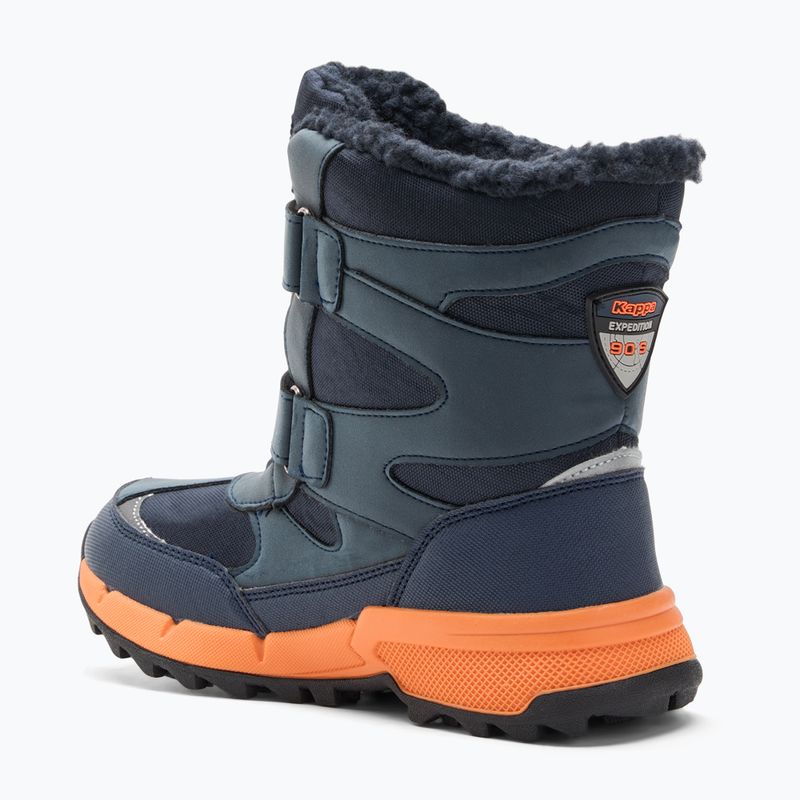 Kappa Cekis Tex, stivali da neve per bambini, blu/arancio 3