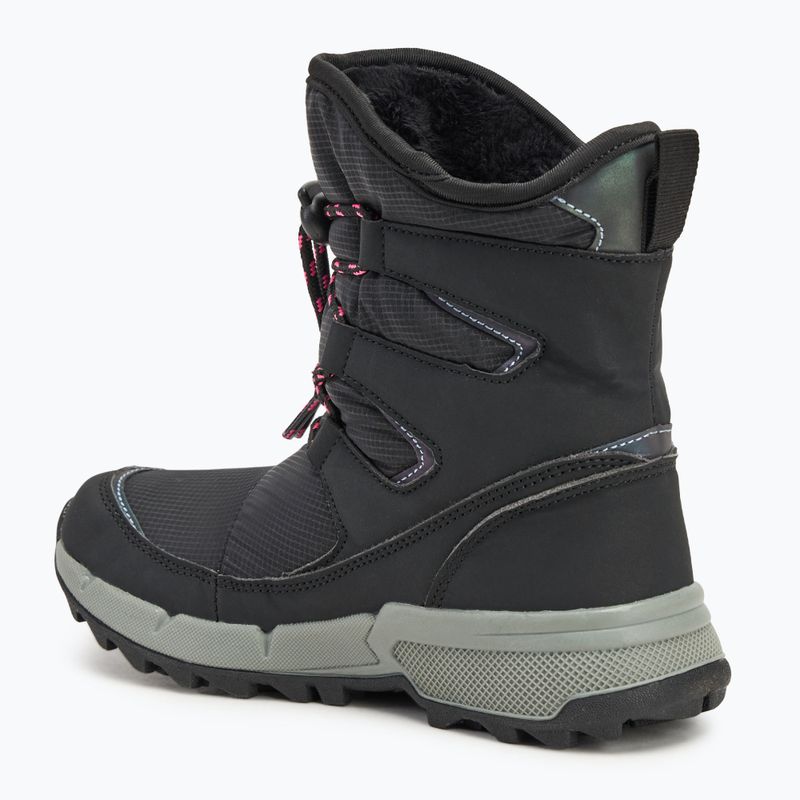 Stivali da neve Kappa Youma Tex nero/rosa per bambini 3