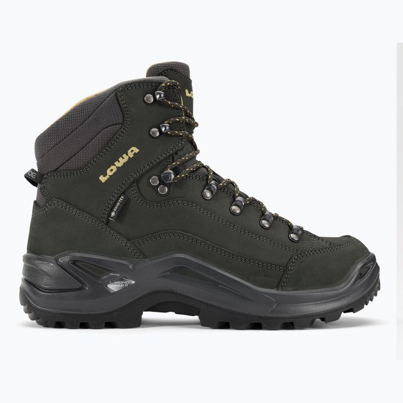 Scarpe da trekking da uomo LOWA Renegade GTX Mid antracite/senape 2