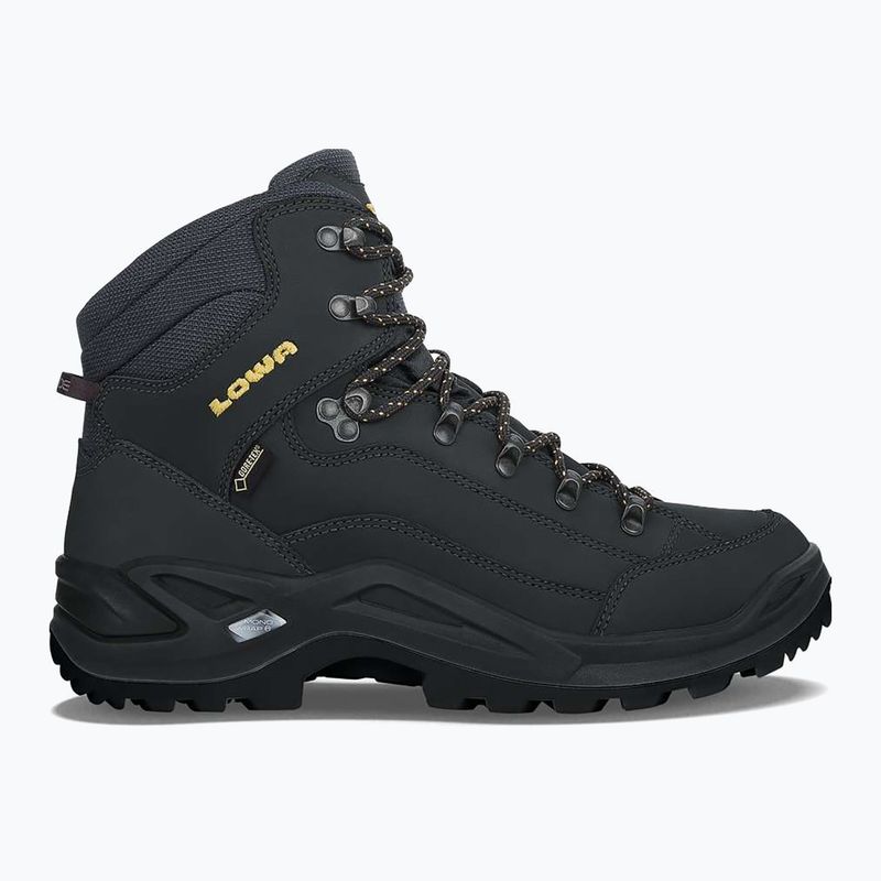 Scarpe da trekking da uomo LOWA Renegade GTX Mid antracite/senape 7