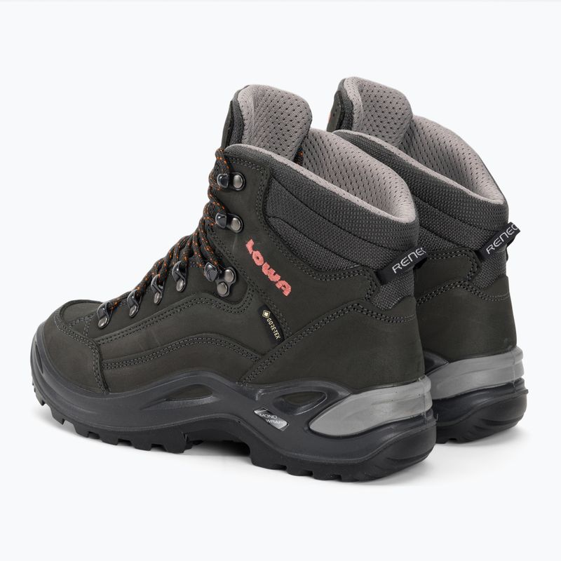 Scarpe da trekking da donna LOWA Renegade GTX Mid antracite/mandarino 3