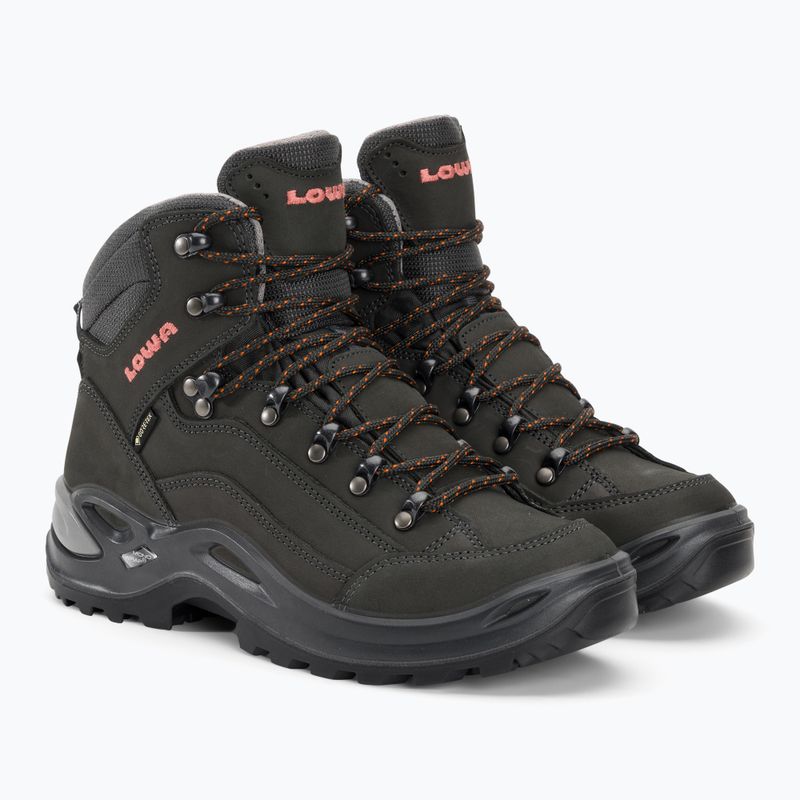 Scarpe da trekking da donna LOWA Renegade GTX Mid antracite/mandarino 4