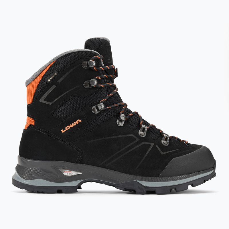 Stivali da trekking da uomo LOWA Baldo GTX nero/arancio 2