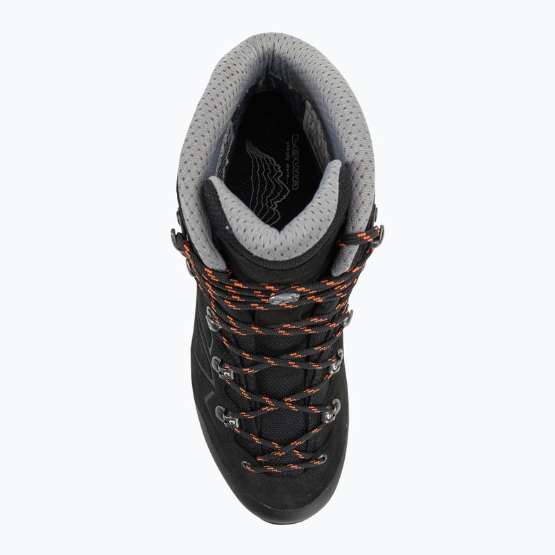 Stivali da trekking da uomo LOWA Baldo GTX nero/arancio 6