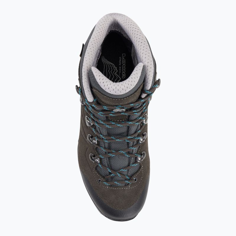 Stivali da trekking da donna LOWA Badia GTX antracite/blu 6