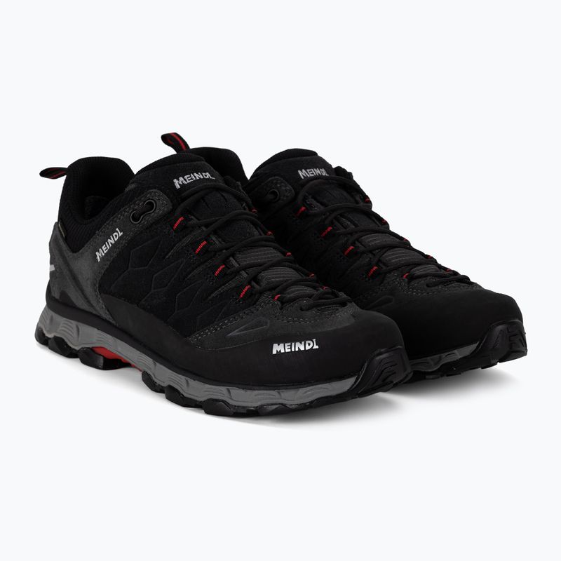 Scarpe da trekking da uomo Meindl Lite Trail GTX antracite/rosso 5