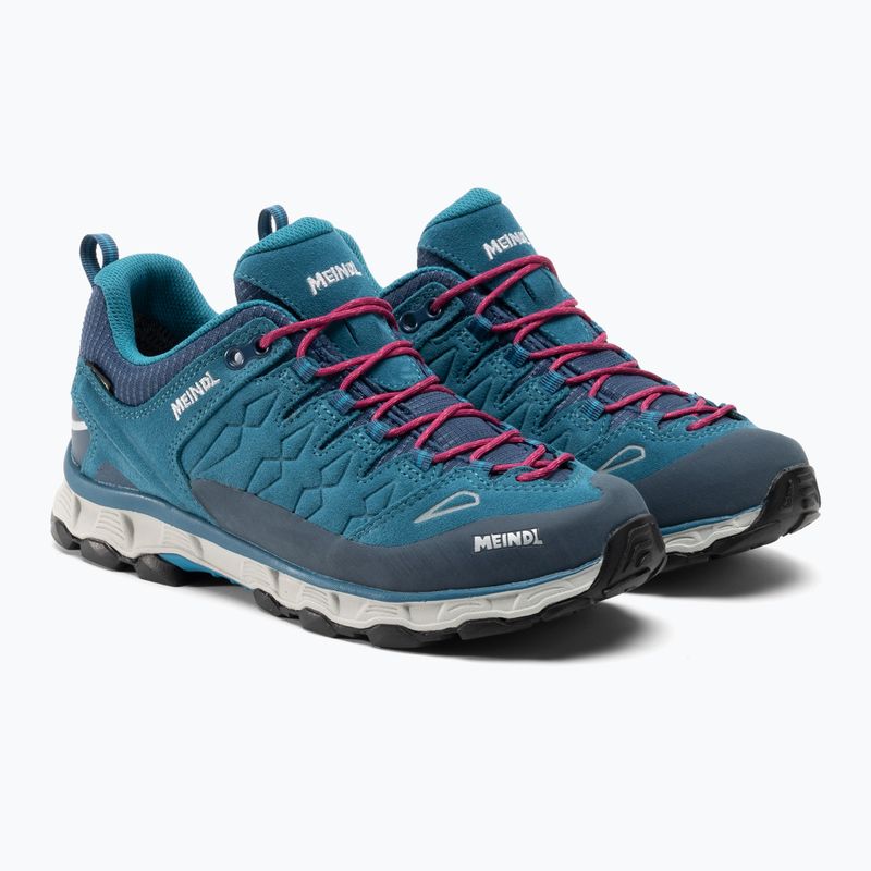 Stivali da trekking da donna Meindl Lite Trail Lady GTX benzina/magenta 4