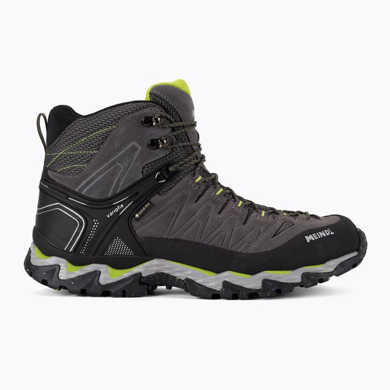 Scarpe da trekking da uomo Meindl Lite Hike GTX antracite/lime 2