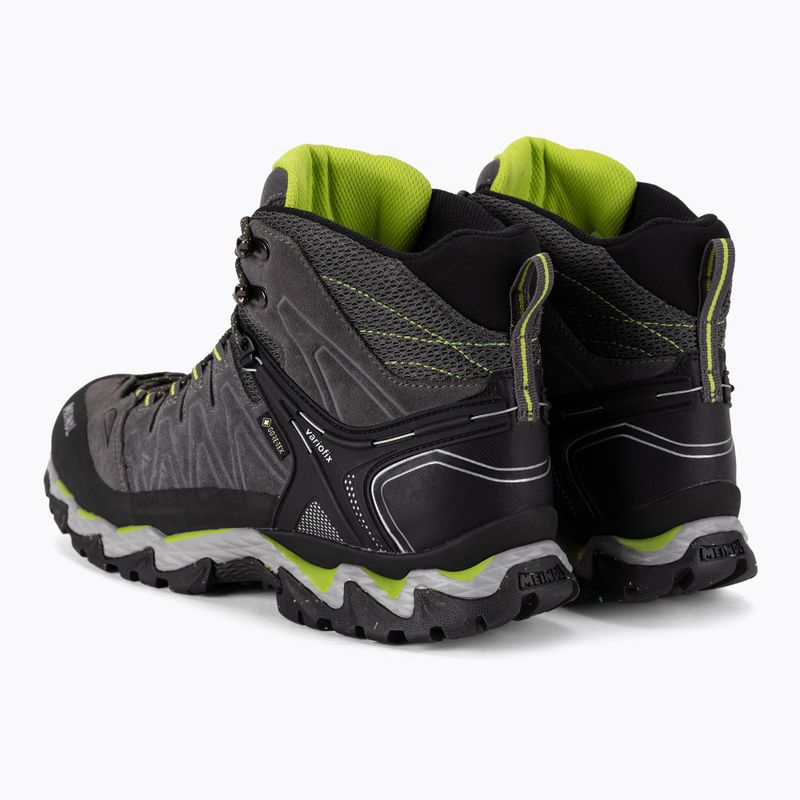 Scarpe da trekking da uomo Meindl Lite Hike GTX antracite/lime 3