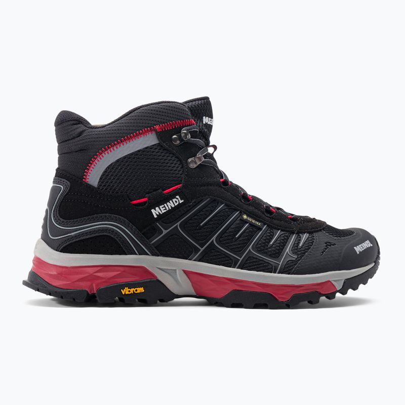 Scarpe da trekking da uomo Meindl Finale Mid GTX nero/rosso 2
