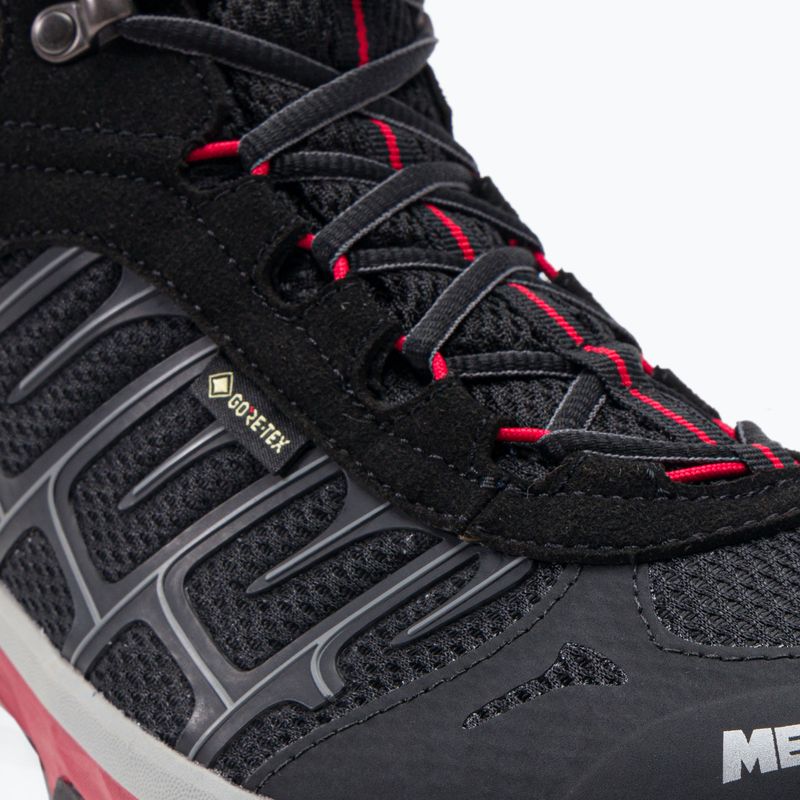 Scarpe da trekking da uomo Meindl Finale Mid GTX nero/rosso 7