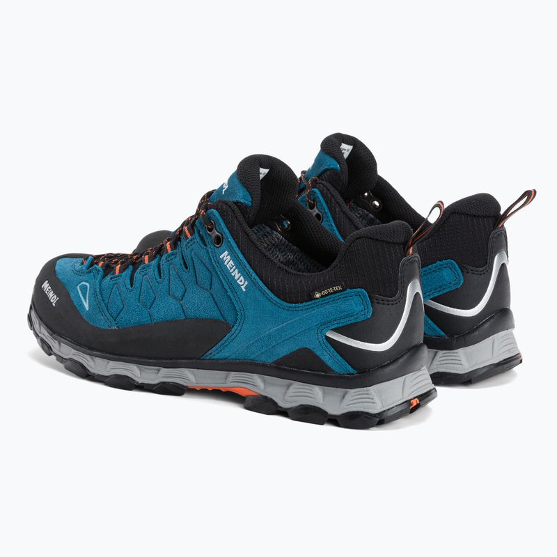 Scarpe da trekking da uomo Meindl Lite Trail GTX blu/arancio 3