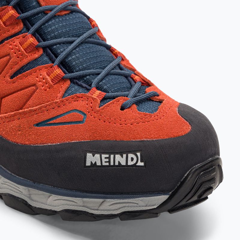 Scarpe da trekking da uomo Meindl Lite Trail GTX arancione brillante/jeans 7