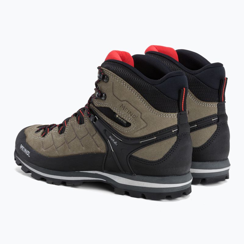 Scarpe da trekking da uomo Meindl Litepeak GTX natura/rosso 3