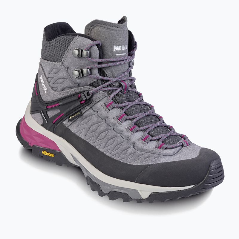Stivali da trekking da donna Meindl Top Trail Lady Mid GTX grigio/magenta 7