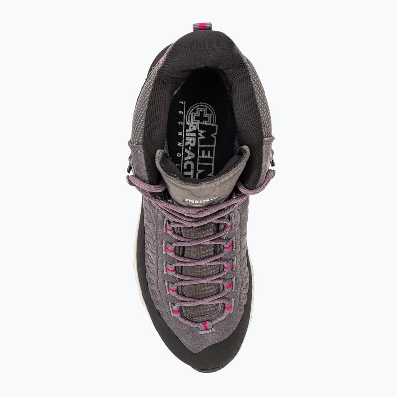 Stivali da trekking da donna Meindl Top Trail Lady Mid GTX grigio/magenta 6