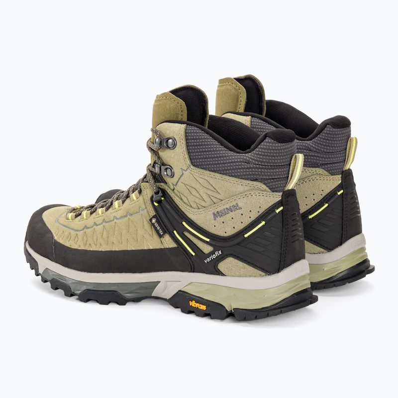 Stivali da trekking da uomo Meindl Top Trail Mid GTX natura/giallo 3