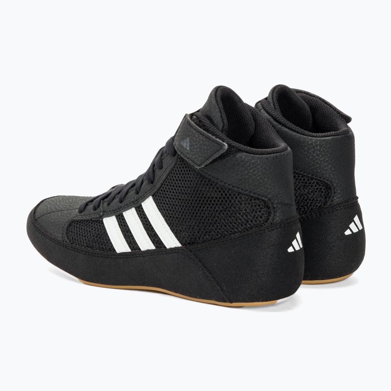 Scarpe da boxe adidas Havoc per bambini nero/bianco 3