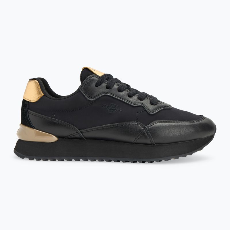 Scarpe da donna GANT Bevinda nero/oro 2