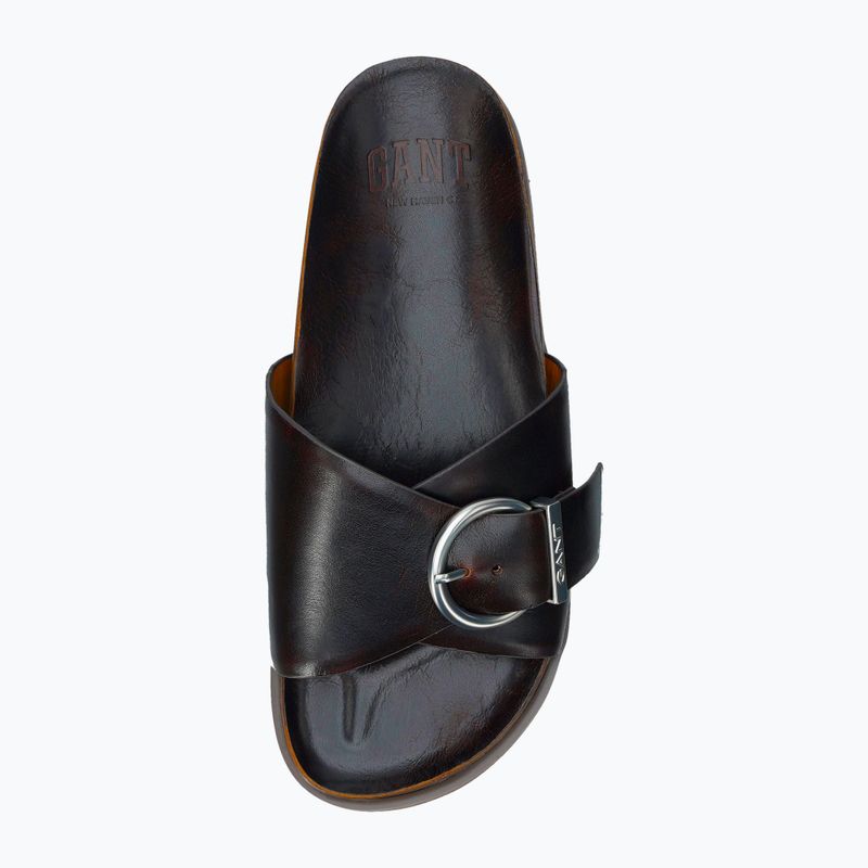 Ciabatte da donna GANT Mardale dark brown 5