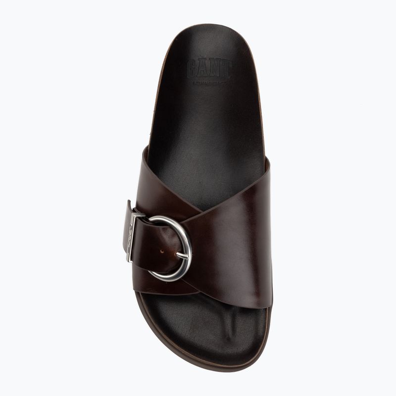 Ciabatte da donna GANT Mardale dark brown 5