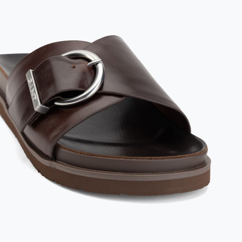 Ciabatte da donna GANT Mardale dark brown 7