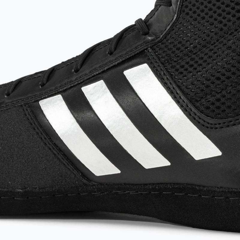 adidas Combat Speed.5 uomini scarpe da wrestling nero BA8007 10