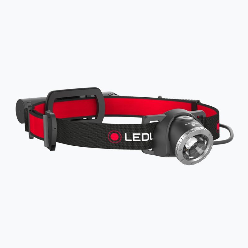 Lampada frontale Ledlenser H8R Box nero/rosso 3